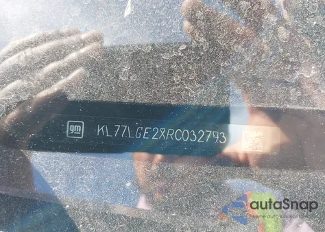 2024 Chevrolet Trax Fwd 1Rs из США, поврежденный, VIN KL77LGE28RC032793